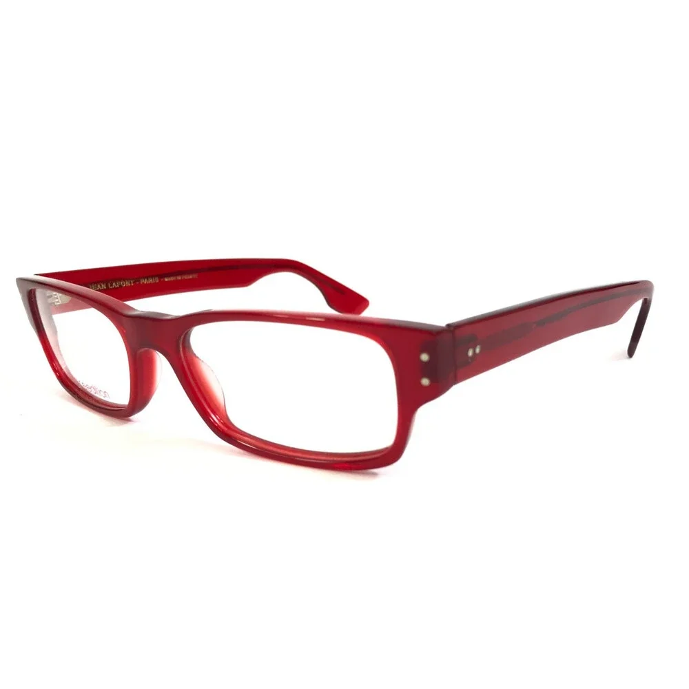Jean Lafont Eyeglasses Frames TIBERE 462 Clear Transparent Red 52-16-148